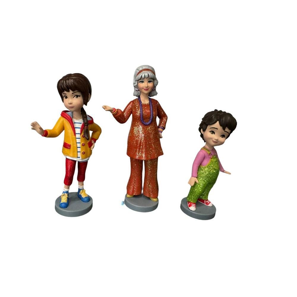 Lot Of 3 Disney Jr. Fancy Nancy Glitter Figures